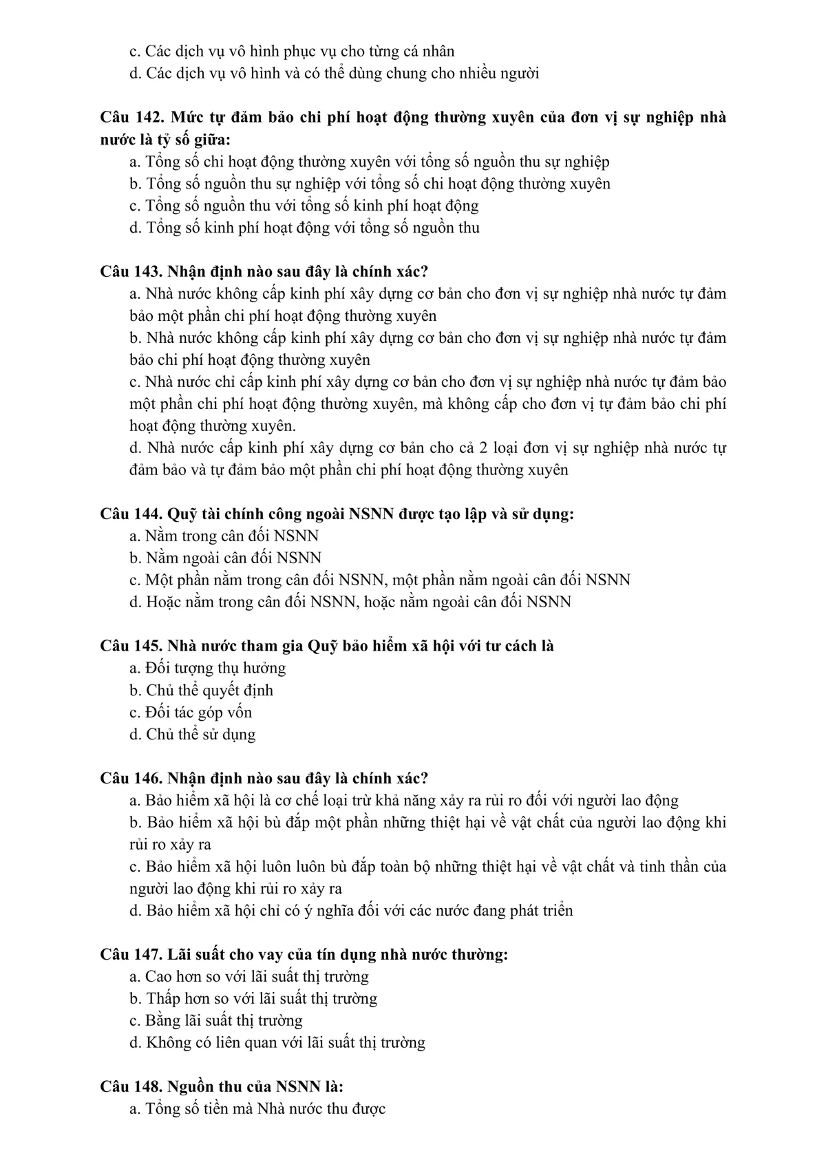 176 câu trắc nghiệm Luật NSNN thi Kho bạc