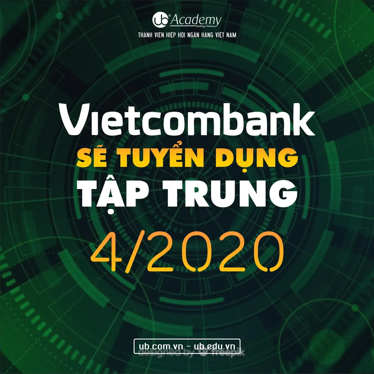 Ảnh minh họa – Vietcombank tuyển dụng Tập trung từ 16/04 - 25/04/2020