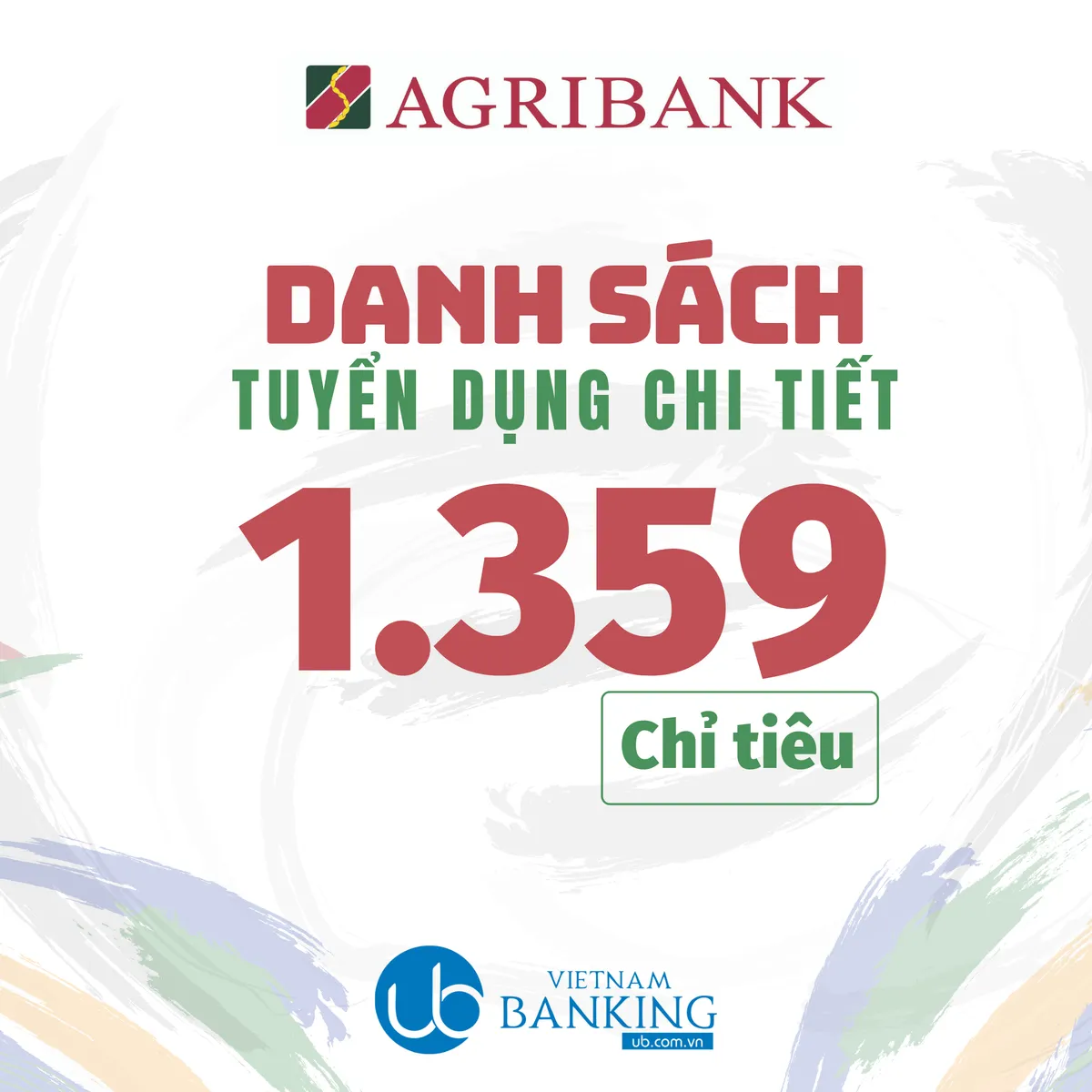 Ảnh minh họa – Danh sách chi tiết 1.359 chỉ tiêu tuyển dụng Agribank TẬP TRUNG đợt 1/2019