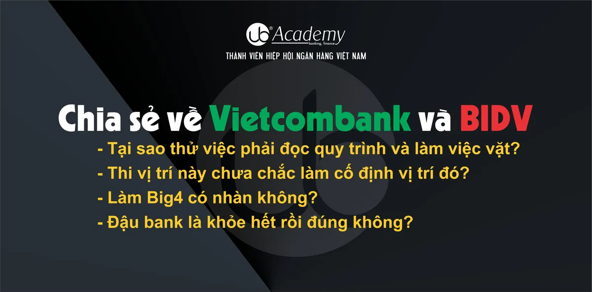 Ảnh minh họa – Chia sẻ về Vietcombank và BIDV 2019