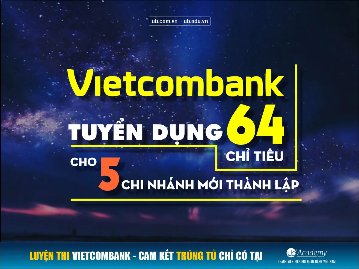 Ảnh minh họa – Vietcombank chính thức tuyển Tập trung 04 chỉ tiêu Chuyên viên Công nghệ thông tin [26.07]