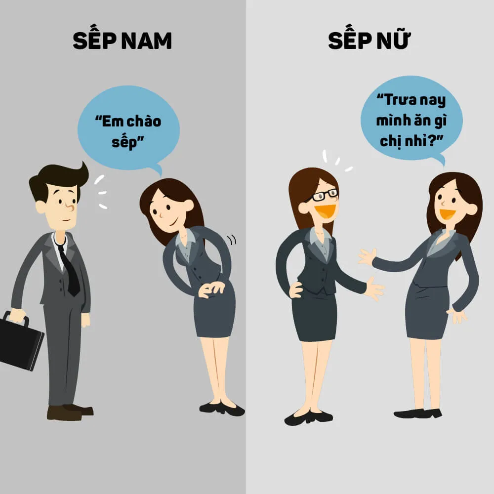 Ảnh minh họa – Sếp nam và sếp nữ, ai tốt hơn?