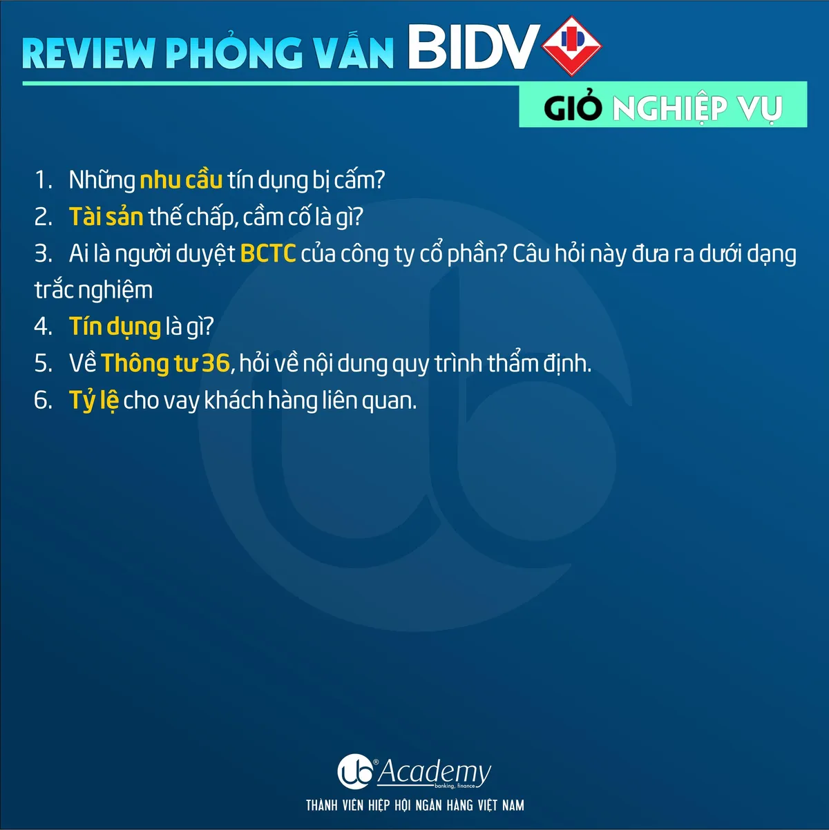 Ảnh minh họa – Tổng hợp câu hỏi Phỏng vấn BIDV năm 2020