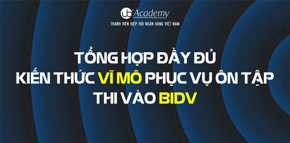 Ảnh minh họa – Tổng hợp đầy đủ kiến thức VĨ MÔ phục vụ ôn tập thi vào BIDV