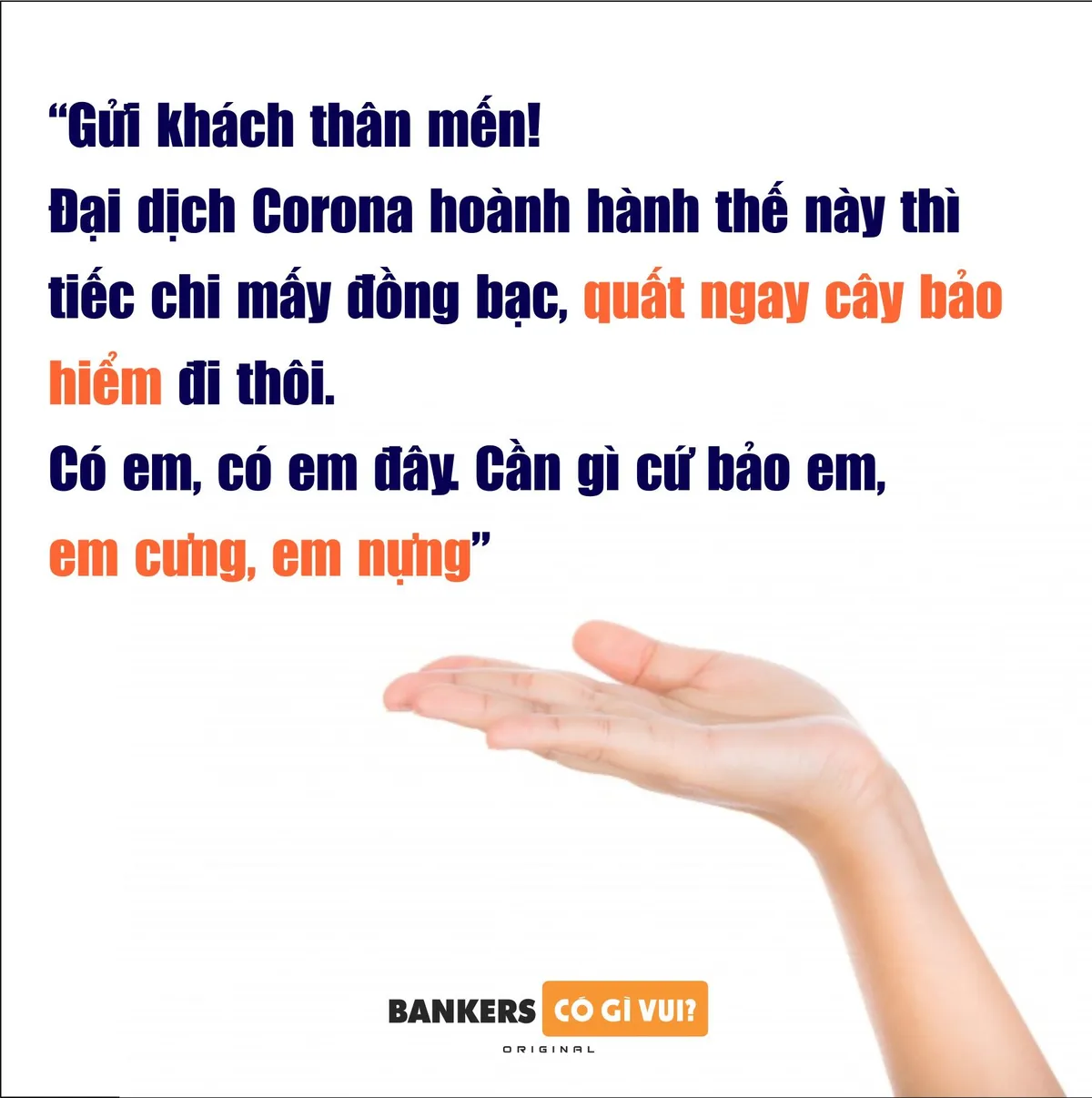 Ảnh minh họa – Phỏng vấn ngân hàng hỏi: "Em hãy mời anh mua Bảo Hiểm Nhân Thọ đi"