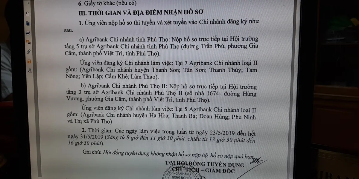Agribank CHÍNH THỨC tuyển dụng Tập trung 1.359 chỉ tiêu đợt 1/2019