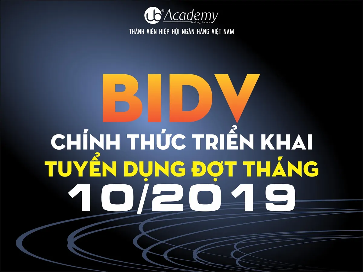 Ảnh minh họa – BIDV đã có thông tin tuyển dụng TẬP TRUNG đợt 2/2019