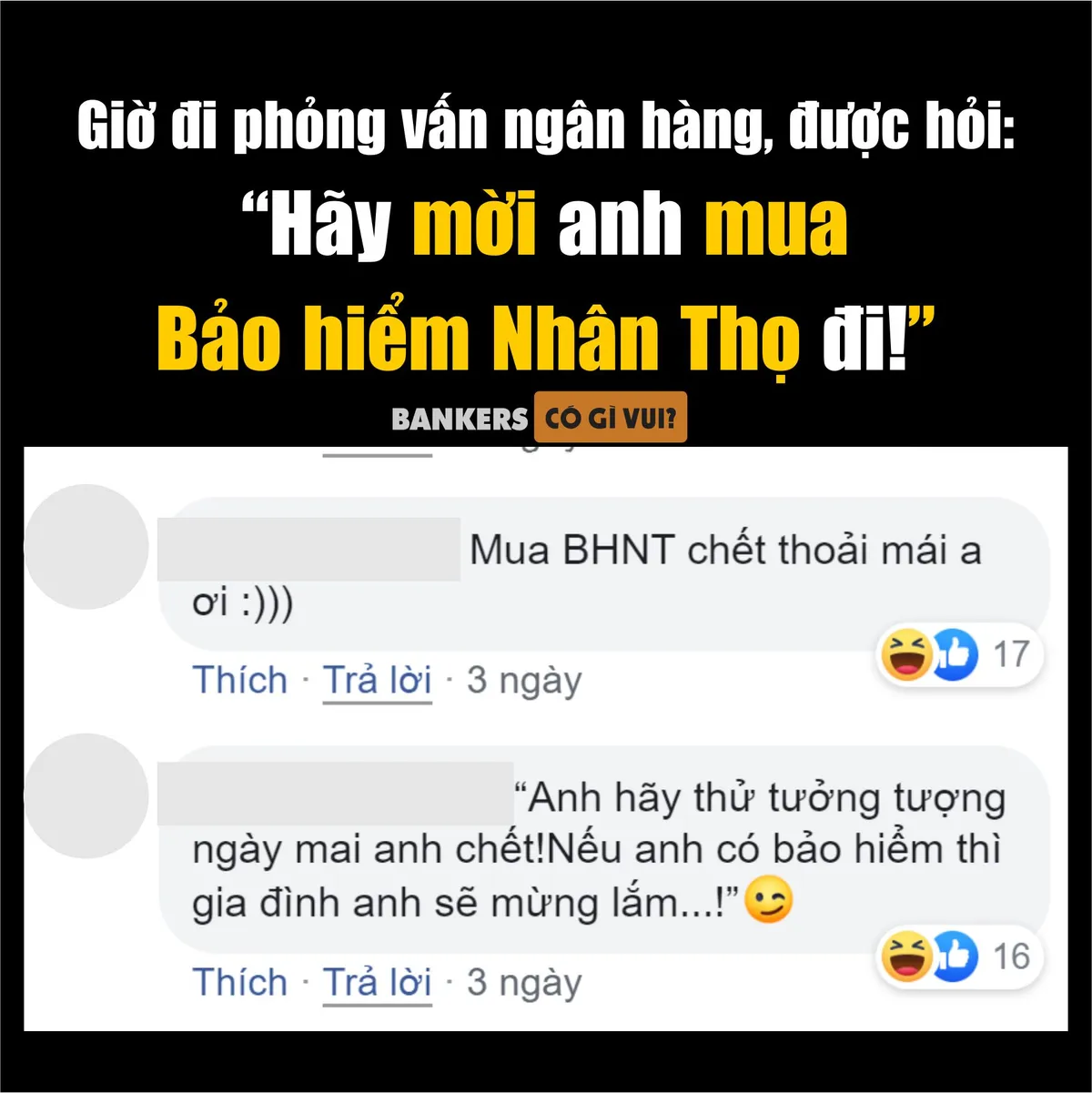 Ảnh minh họa – Phỏng vấn ngân hàng hỏi: "Em hãy mời anh mua Bảo Hiểm Nhân Thọ đi"
