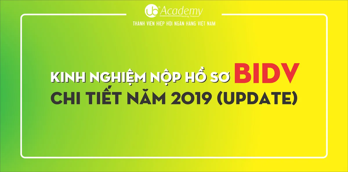 Ảnh minh họa – Kinh nghiệm Nộp hồ sơ BIDV chi tiết (2022)