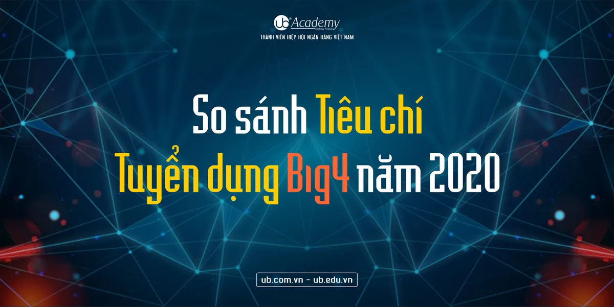 So sánh Tiêu chí Tuyển dụng Big4