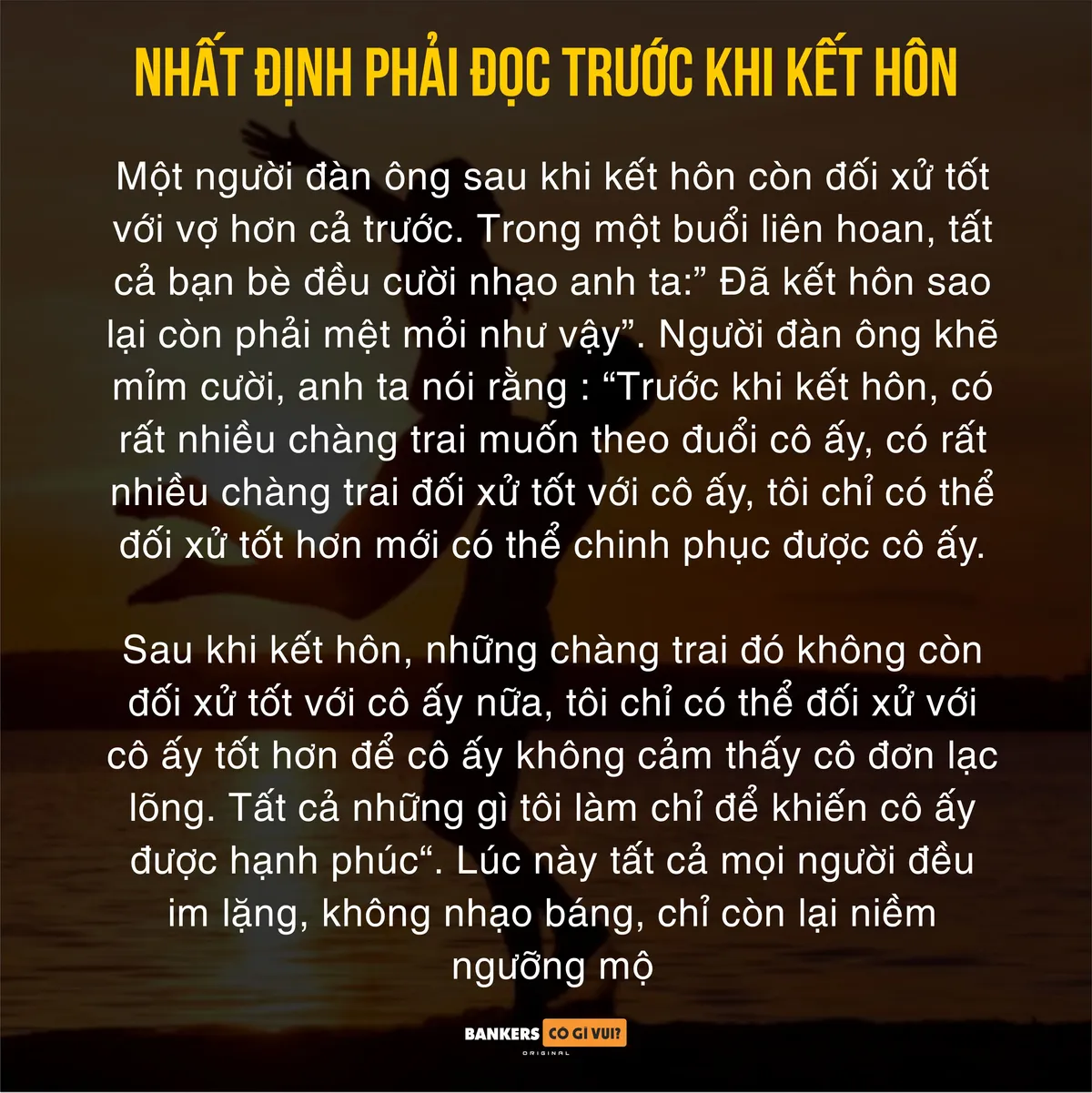 Ảnh minh họa – Ba câu chuyện phải đọc trước khi kết hôn