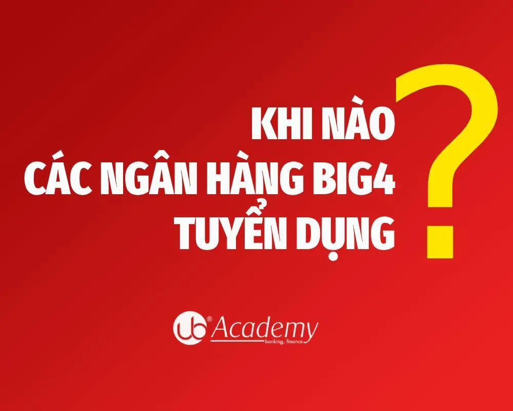 Ảnh minh họa – Khi nào các Ngân hàng Big4 tuyển dụng?