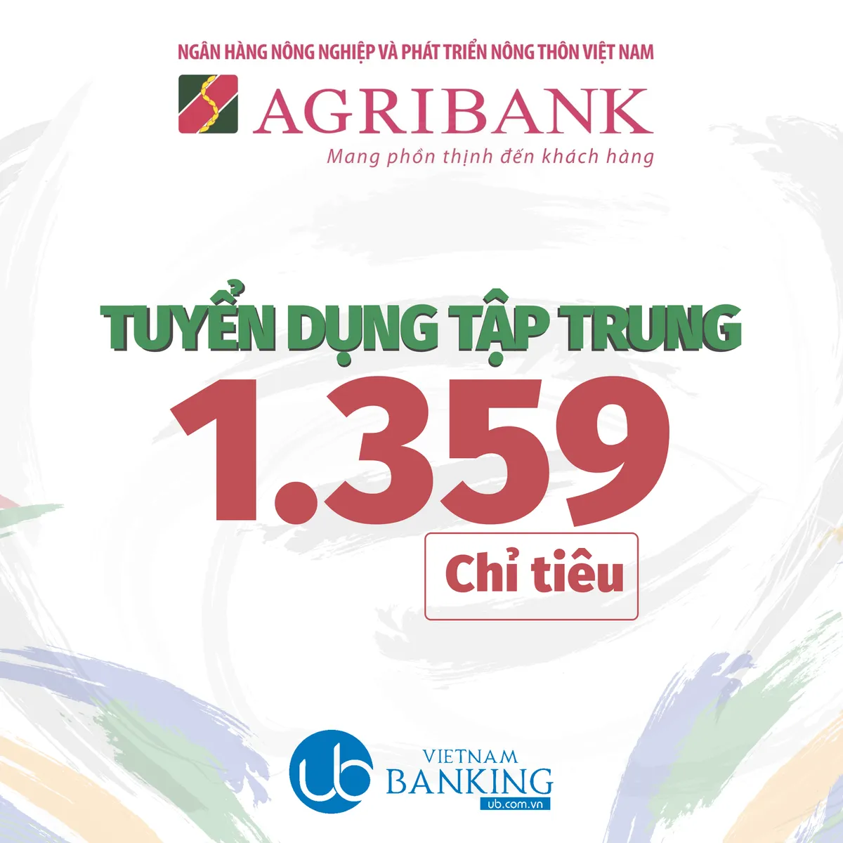 Ảnh minh họa – Agribank CHÍNH THỨC tuyển dụng Tập trung 1.359 chỉ tiêu đợt 1/2019