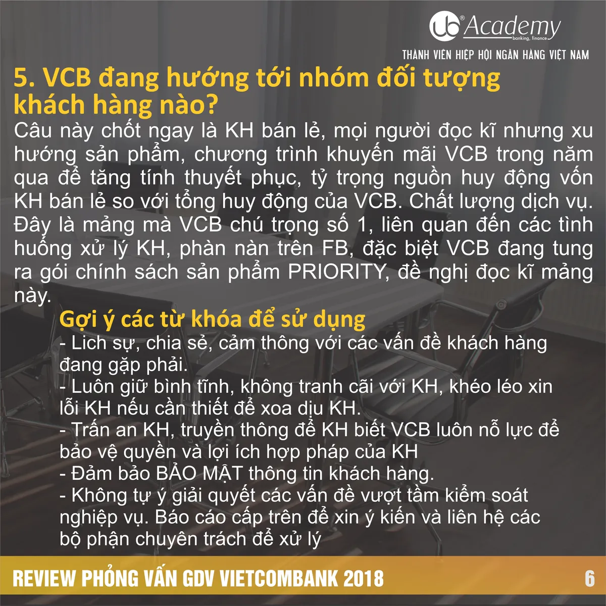 Ảnh minh họa – Review Phỏng vấn Vietcombank vị trí Giao dịch viên năm 2018