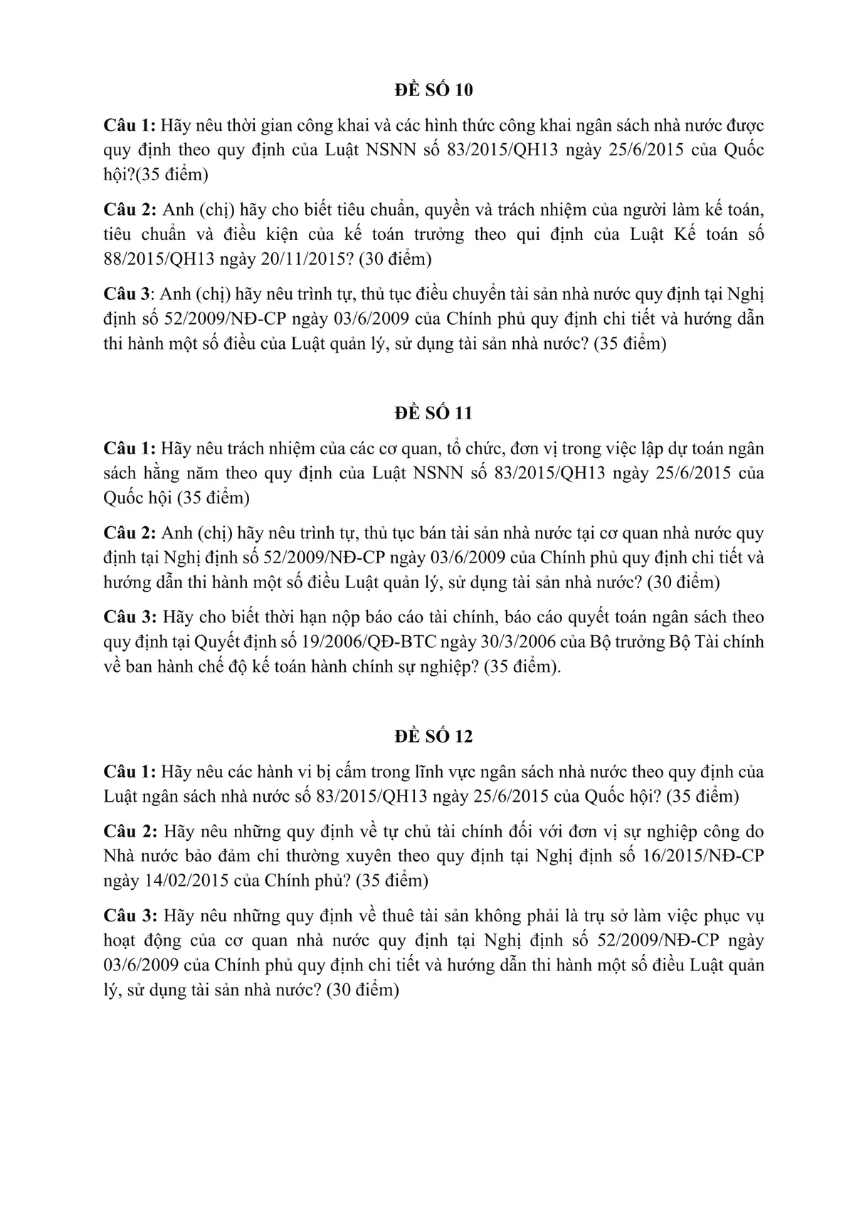 Ảnh minh họa – Tổng hợp 20 đề thi công chức Kế toán