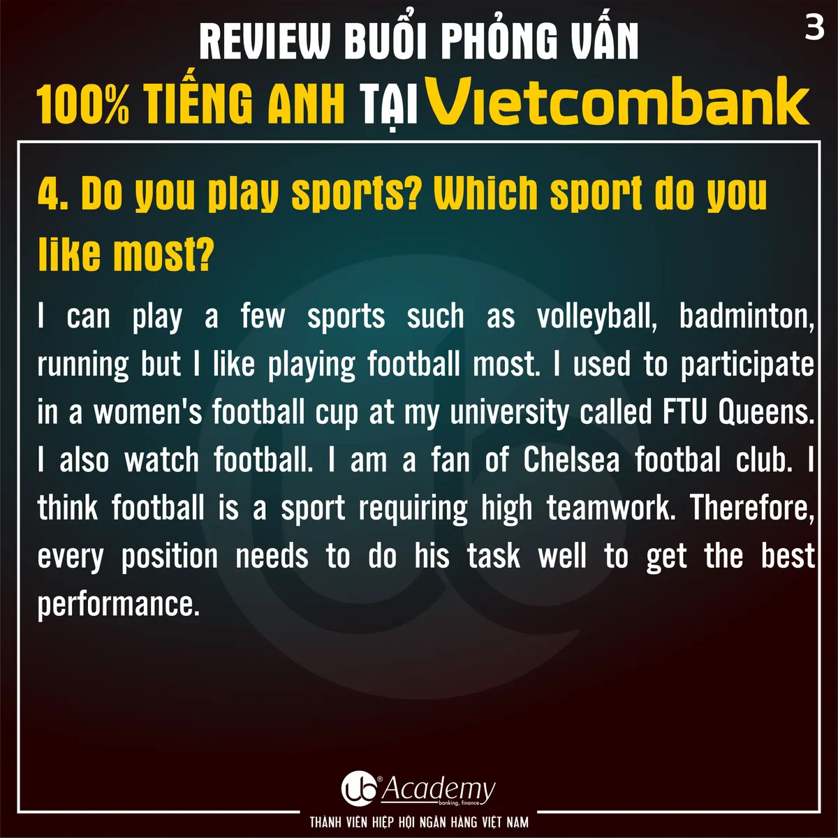 Ảnh minh họa – Review Phỏng vấn 100% Tiếng Anh tại Vietcombank năm 2019