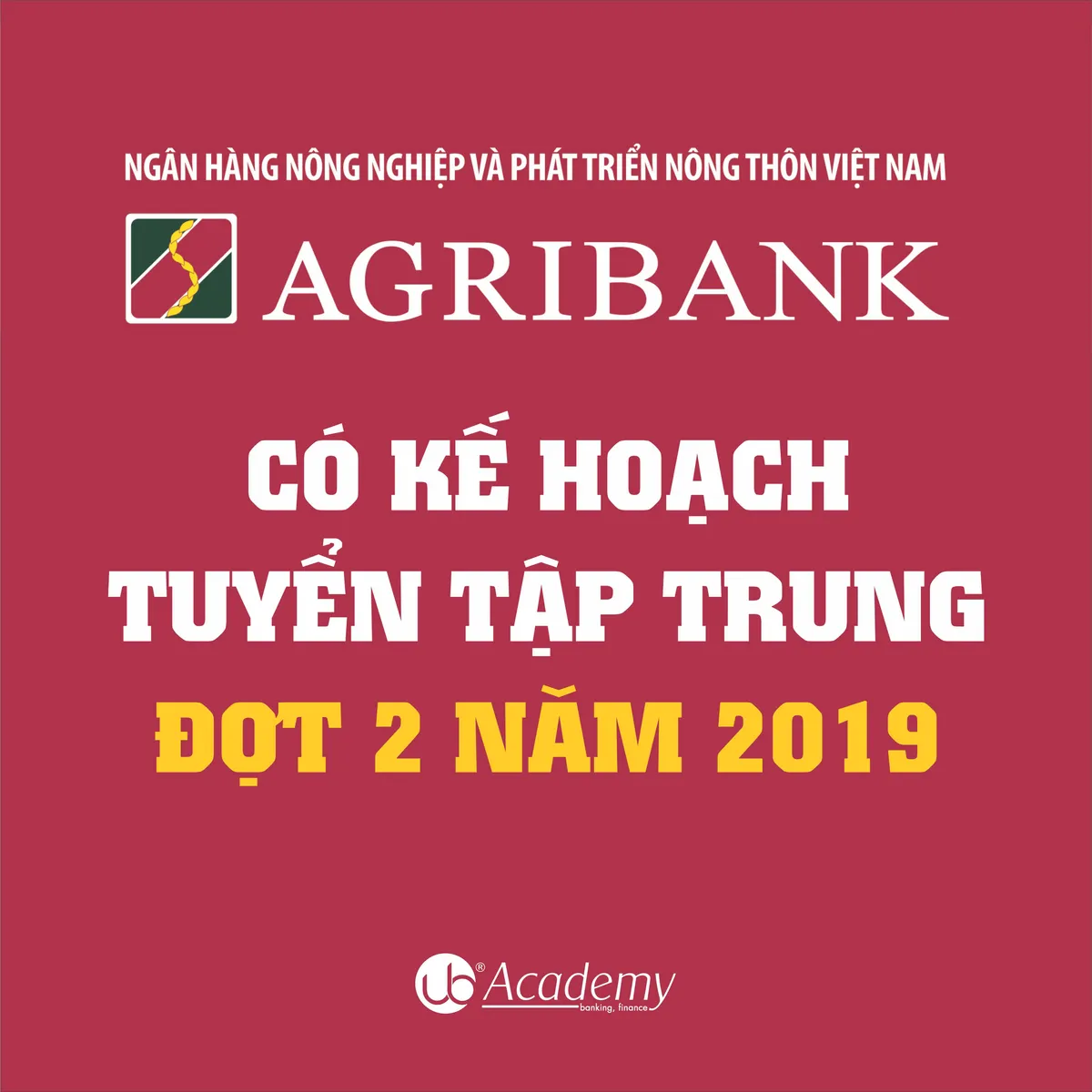 Ảnh minh họa – Agribank đã có Kế hoạch tuyển dụng Tập trung đợt 2/2019 trên Toàn quốc