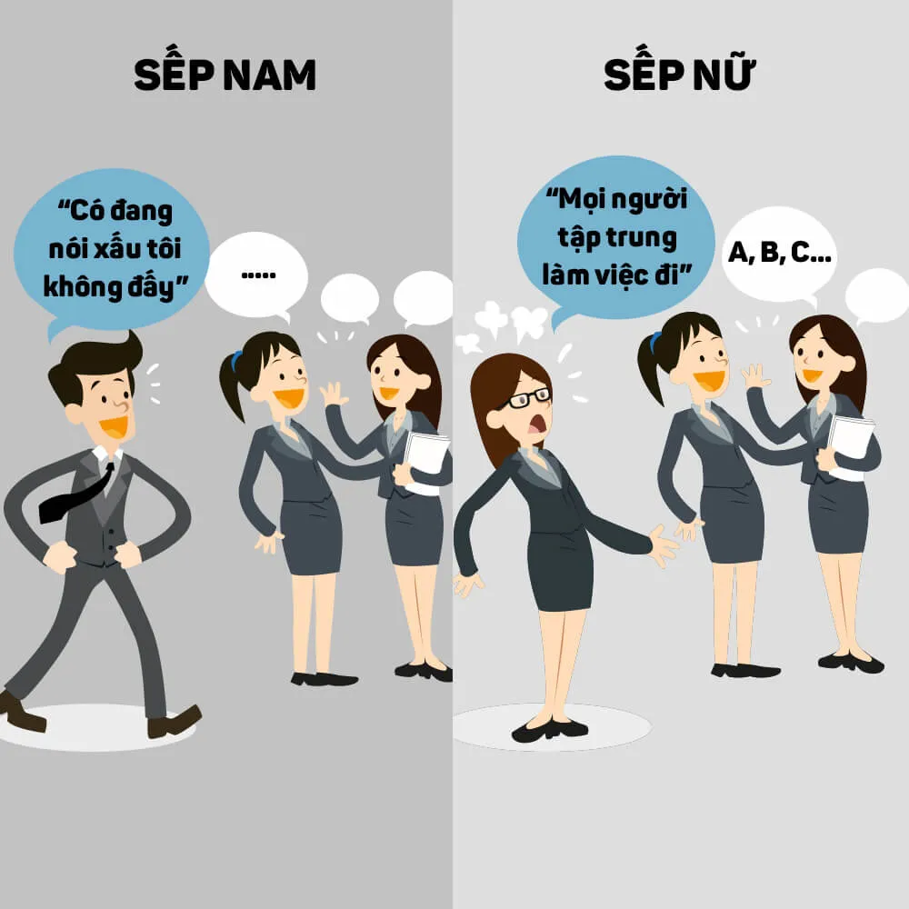 Ảnh minh họa – Sếp nam và sếp nữ, ai tốt hơn?