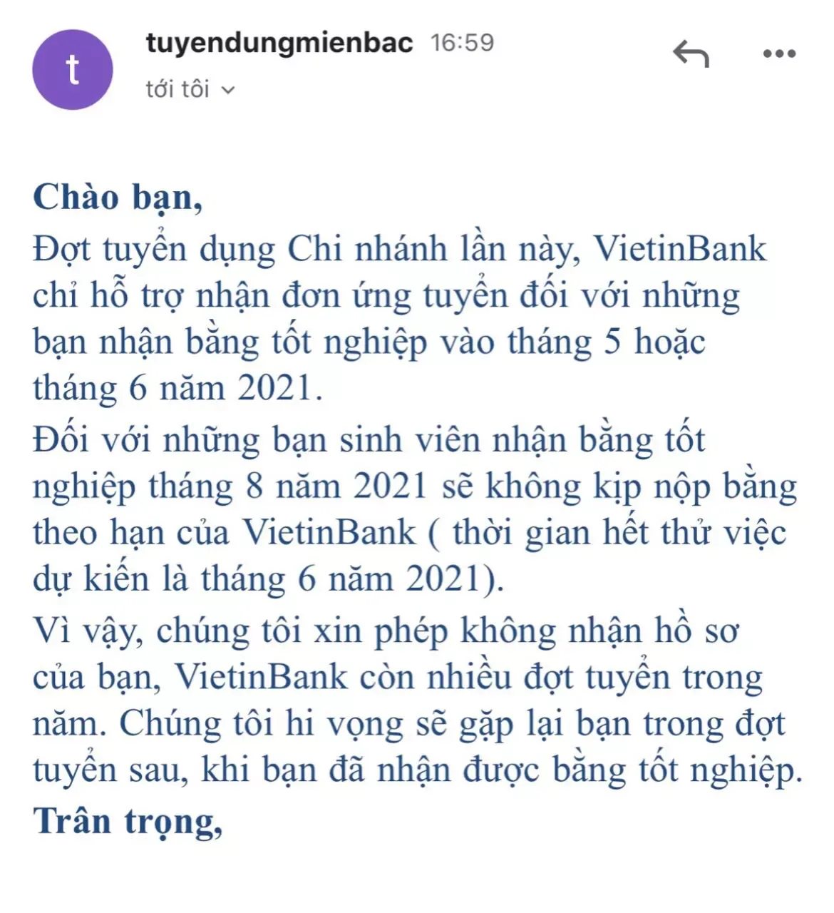 Ảnh minh họa – Sinh viên năm cuối có đủ điều kiện ứng tuyển VietinBank Đợt 1/2021 không?