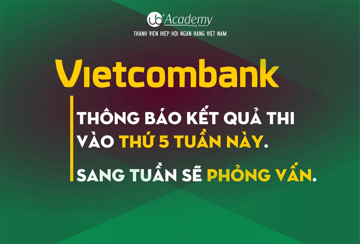 Ảnh minh họa – Vietcombank sẽ thông báo Lịch Phỏng vấn vào thứ 5 (17/10/2019)