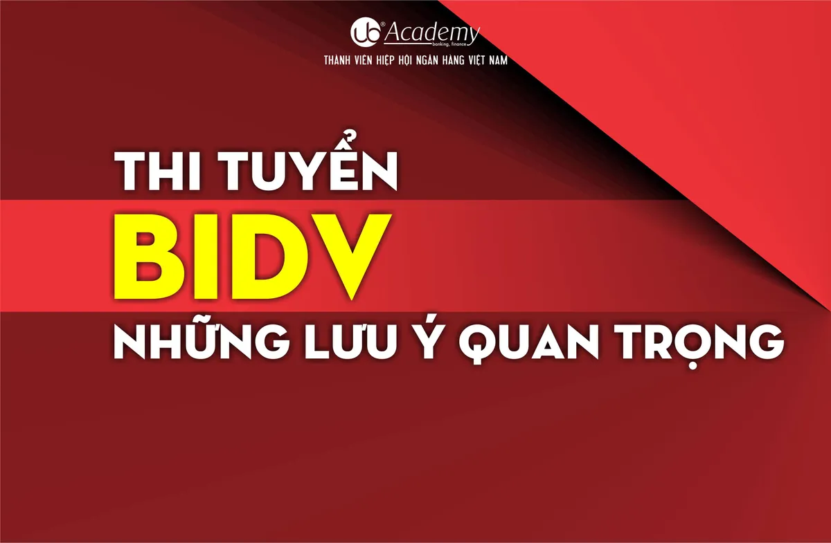 Ảnh minh họa – Lưu ý Quan trọng trước đợt tuyển TẬP TRUNG của BIDV tháng 10/2019
