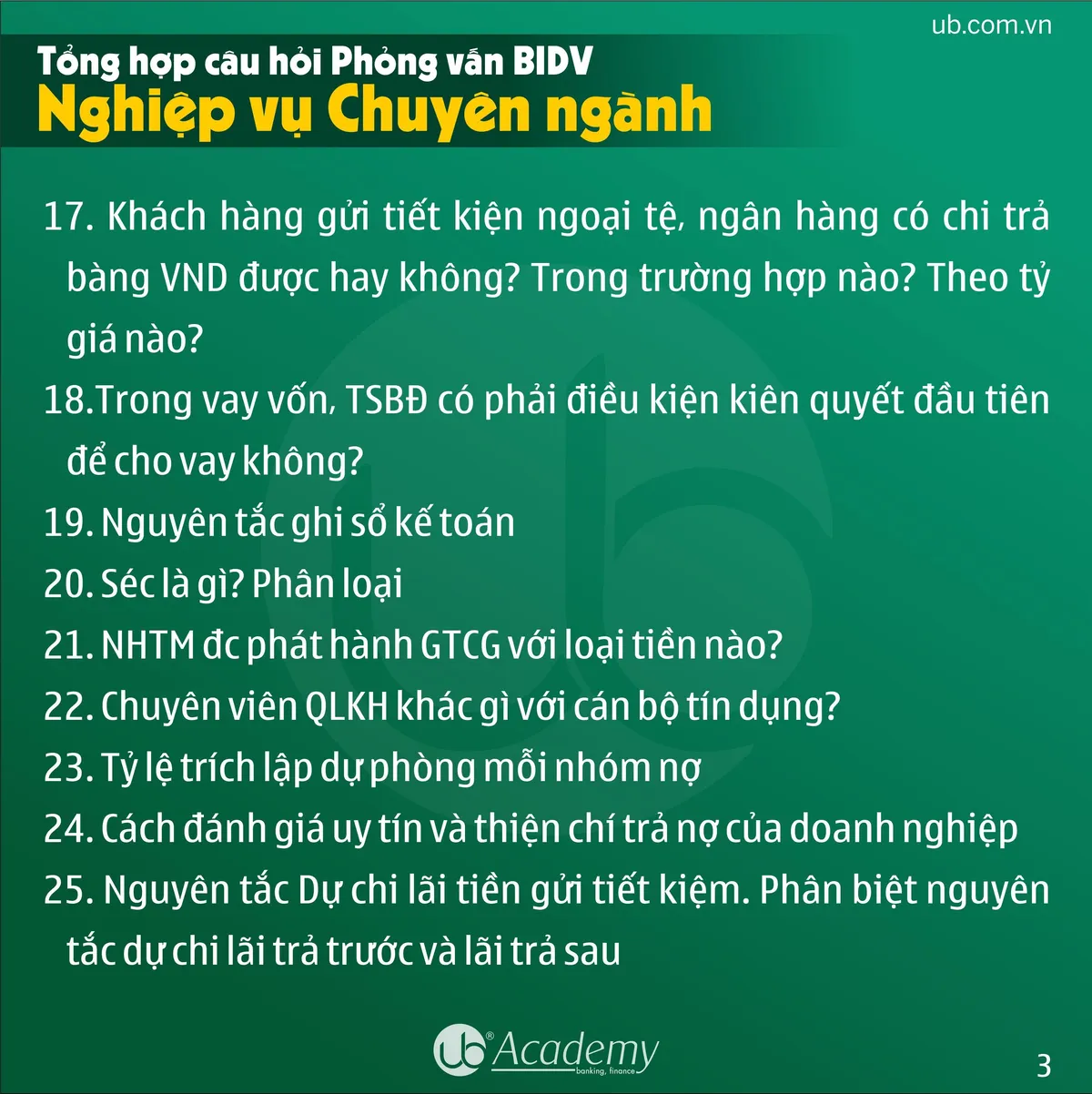 Ảnh minh họa – Tổng hợp Giỏ câu hỏi Nghiệp vụ - Phỏng vấn BIDV tháng 05/2019