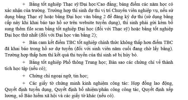 Ảnh minh họa – Kết cấu Phỏng vấn tại BIDV